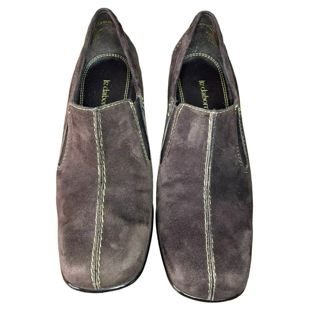 Liz Claiborne Anandale Womens Brown Suede Pump size 7.5